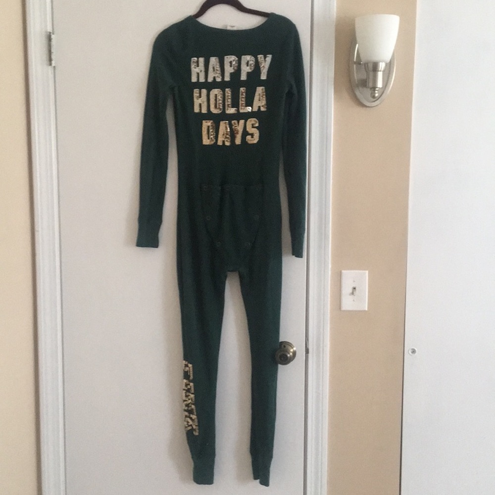 PINK ONESIE WITH BACK OPENING